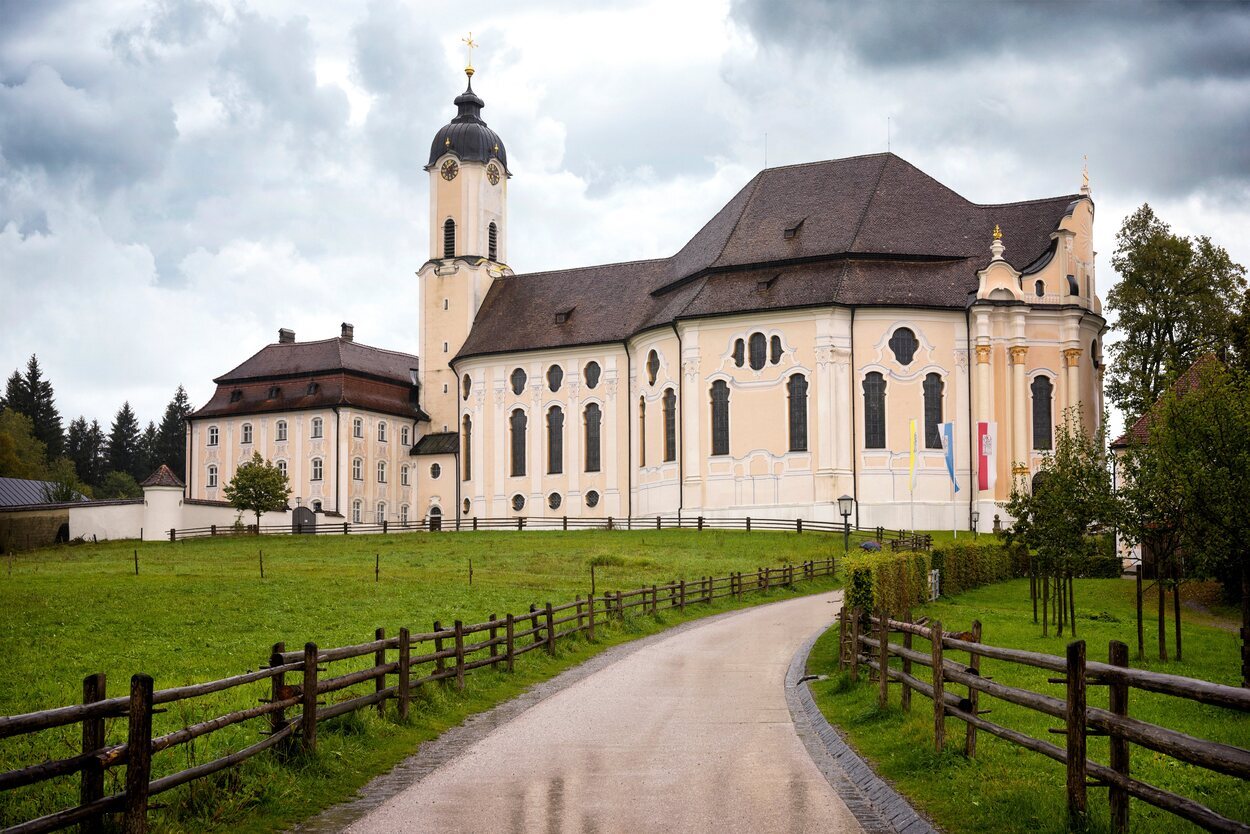 Monasterio Steingaden situado en el pueblo de Pfaffenwinkel