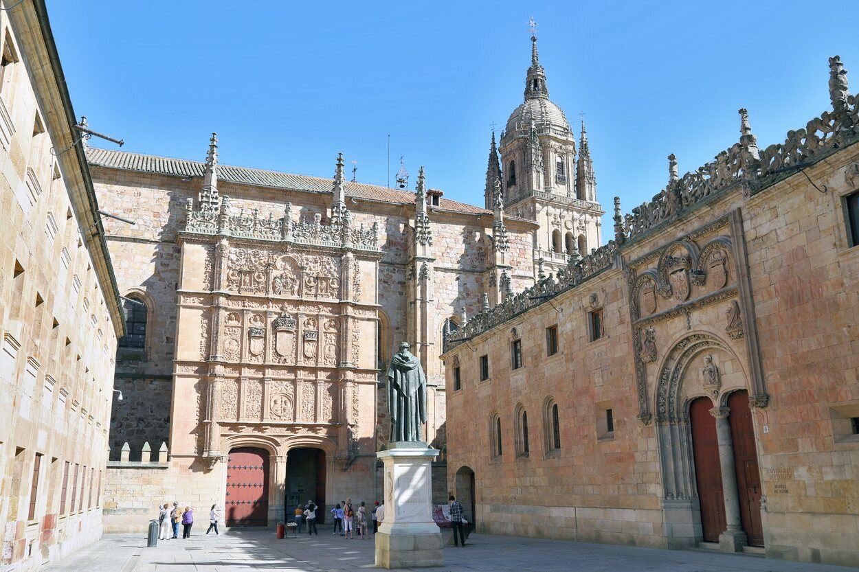 Patio de las Escuelas de la Universidad de Salamanca
