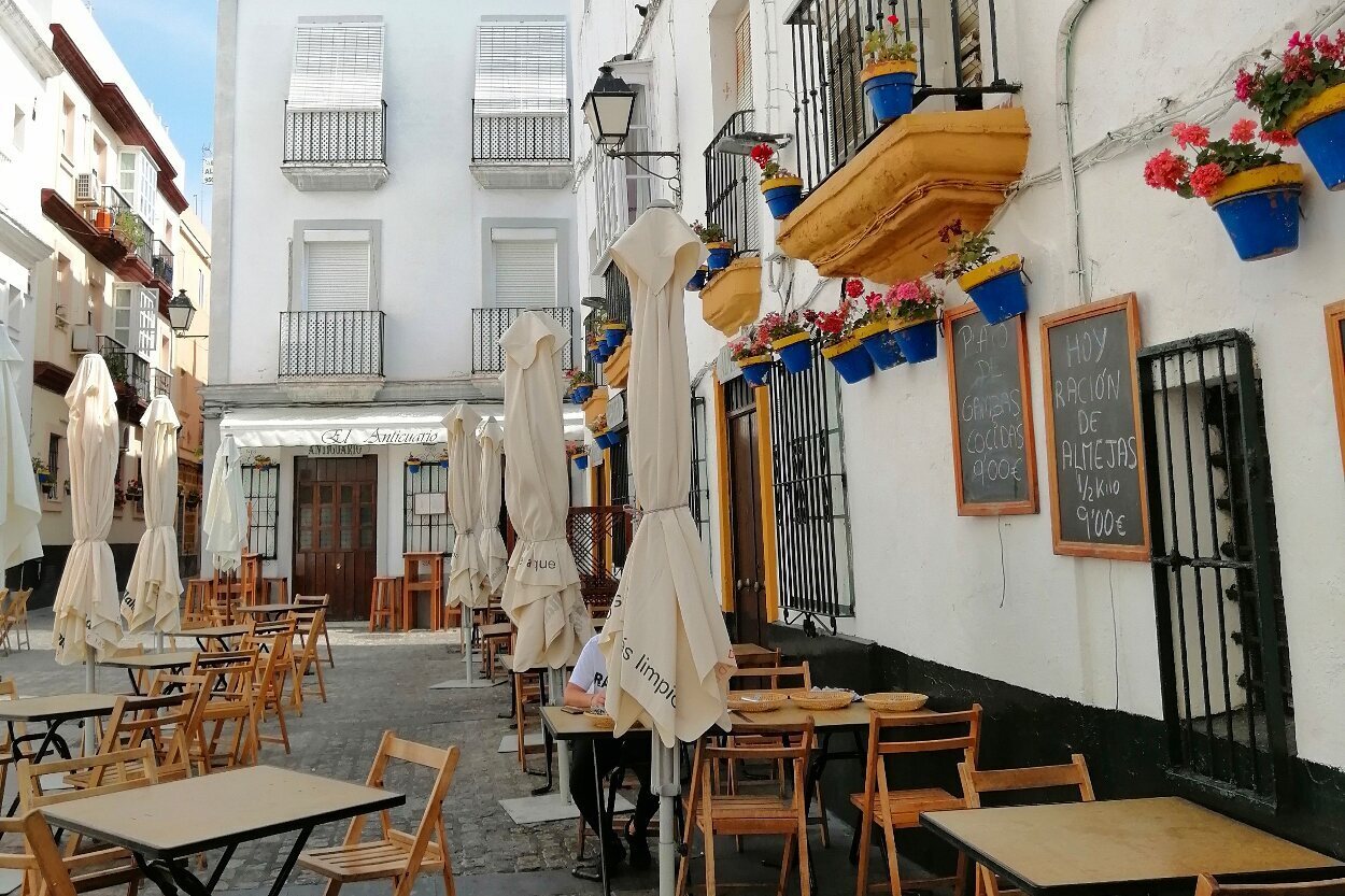 La Plaza Tío de la Tiza es uno de los puntos gastronómicos de la ciudad gracias a sus diversas tabernas