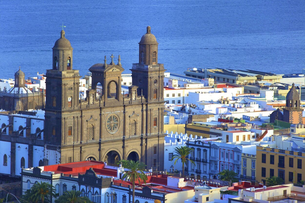 Vista de la Catedral de Las Palmas de Gran Canaria