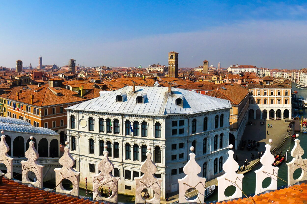 Panorámica de Venecia desde Fondaco Dei Tedeschi