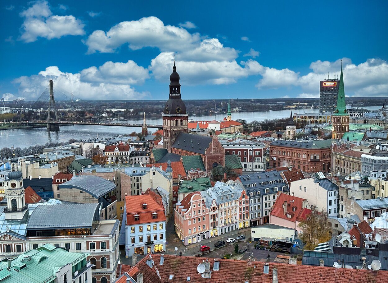 Skyline del centro de Riga