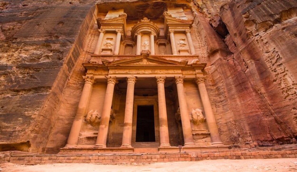 El enclave de Petra se ha mantenido tal y como estaba conservado durante la ocupación romna