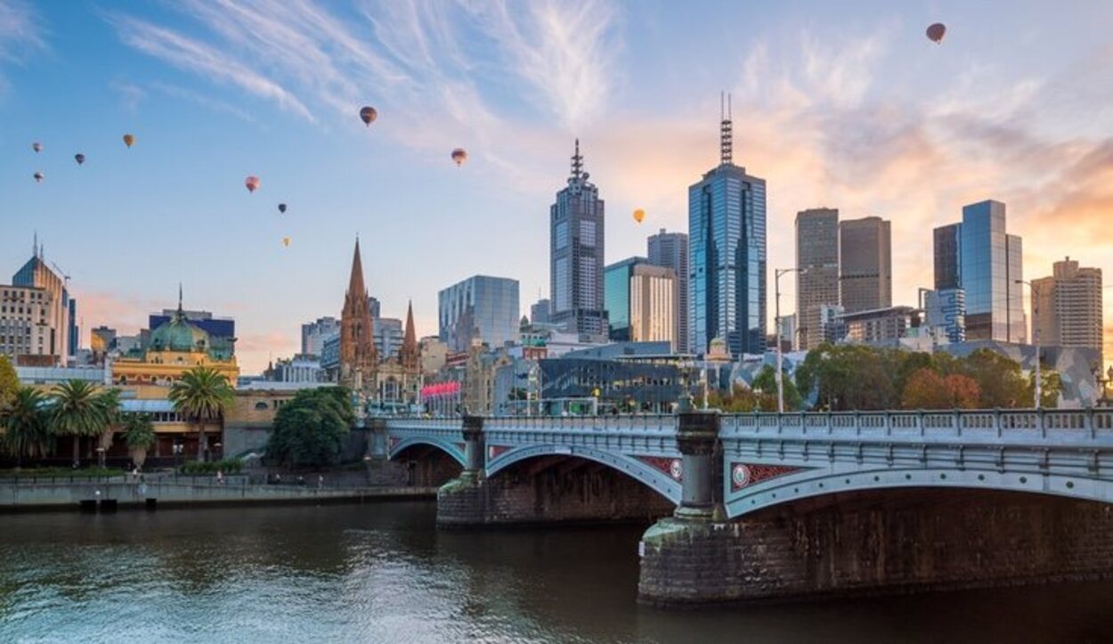 Melbourne es conocida como la "Ciudad Jardín