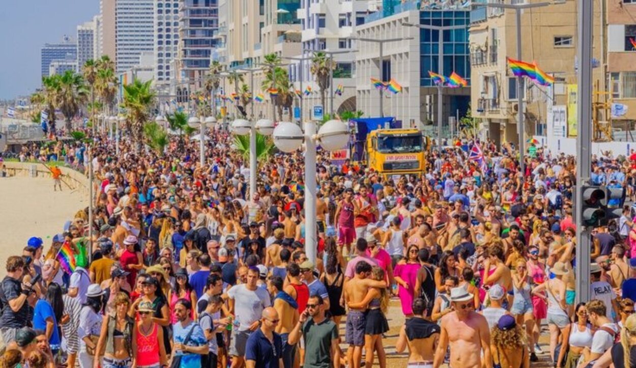 El desfile del orgullo gay de Tel Aviv es de los más reconocidos en el mundo