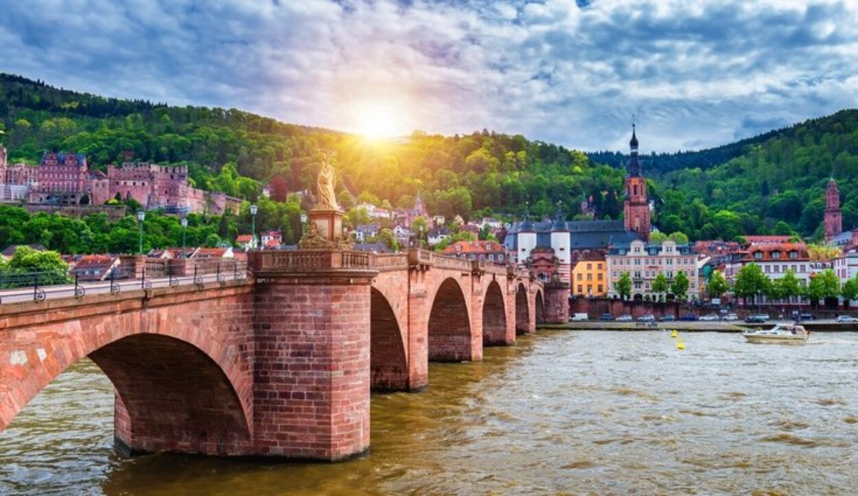 Heidelberg está a las orillas del río Neckar