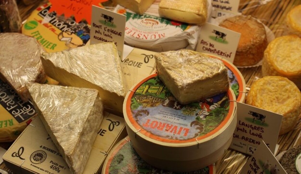 Los quesos destacan en la gastronomía de Toulouse