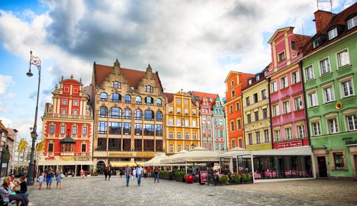 La plaza de Wroclaw, una de las más bellas de Europa