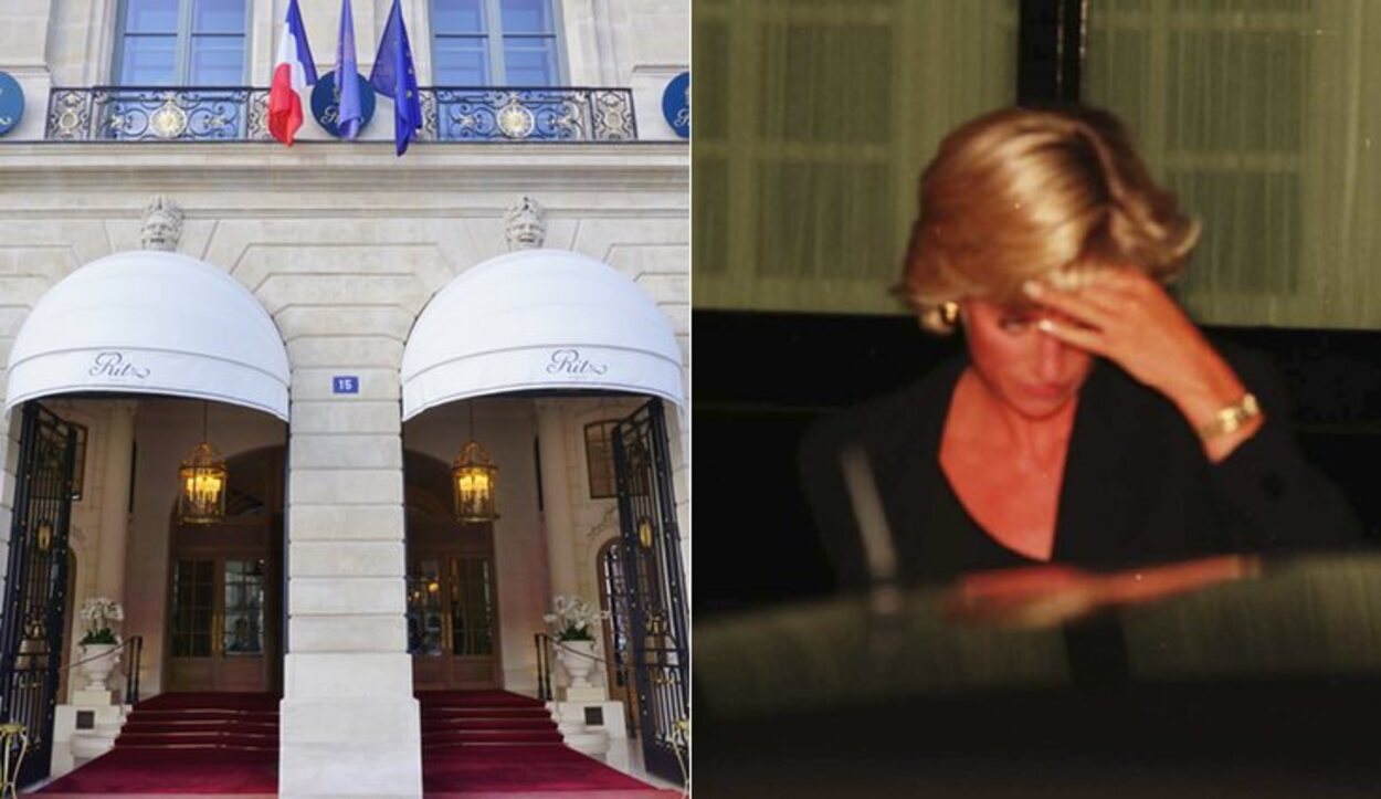 La última vez que se vio con vida a Lady Di fue saliendo del Ritz en París
