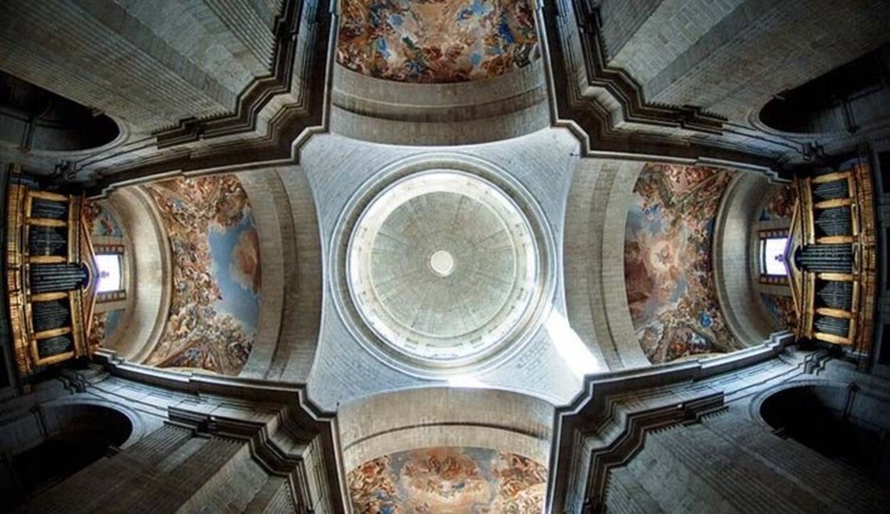 Las bóvedas del Monasterio de El Escorial | Foto: Real Monasterio de San Lorenzo de El Escorial