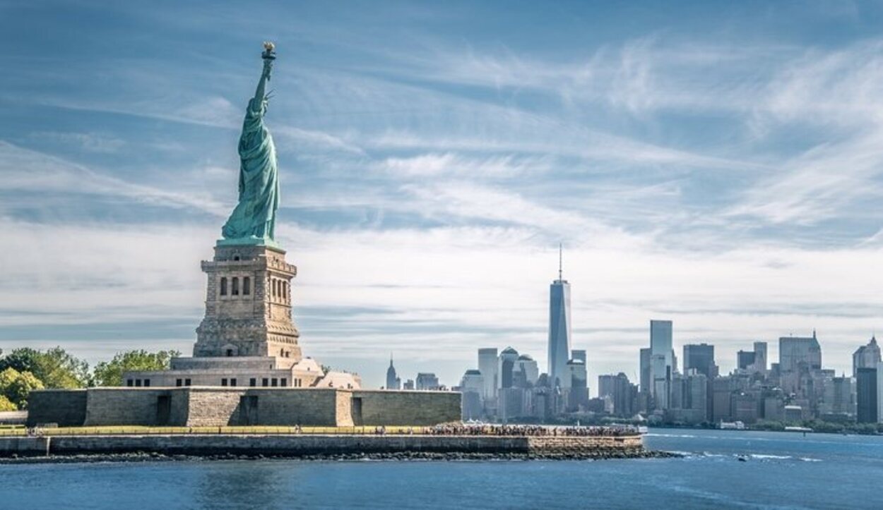 La estatua de la Libertad de Nueva York