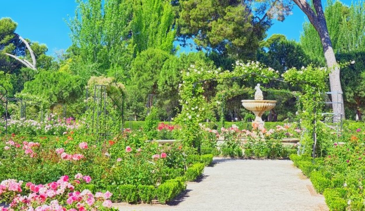 La Rosaleda es un lugar perfecto para pasear y disfrutar de las flores