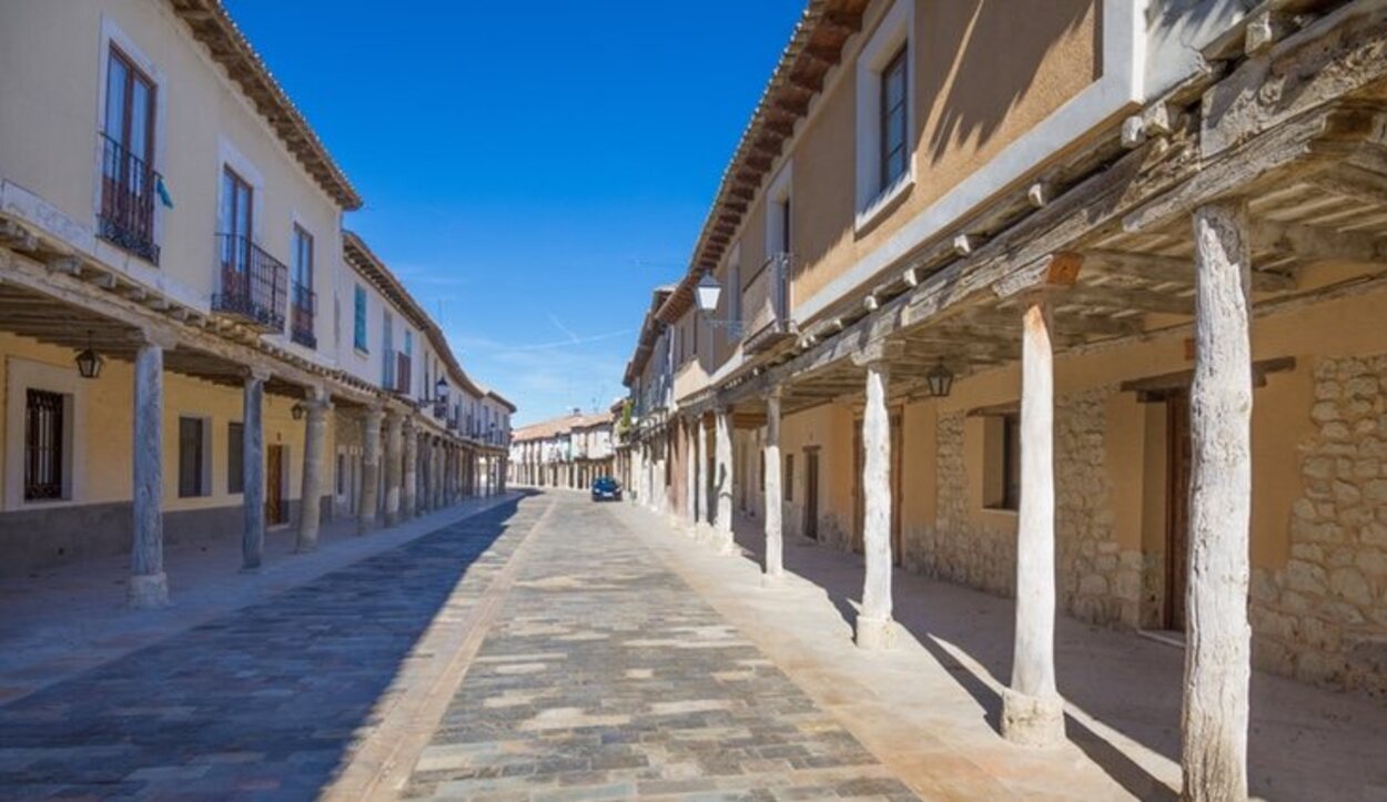 Calles de Palencia con un estilo medieval