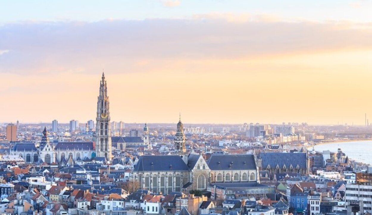 Las increíbles vistas de la ciudad belga