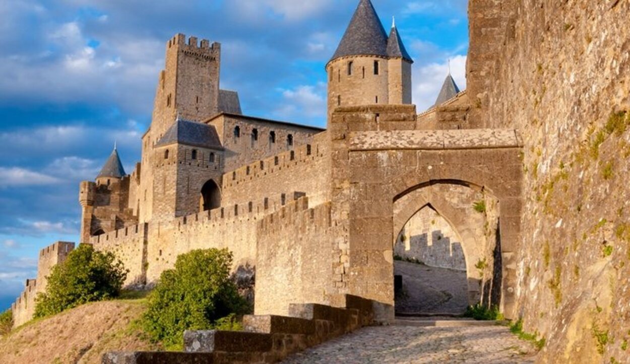 La Puerta de Aude en la fortaleza francesa