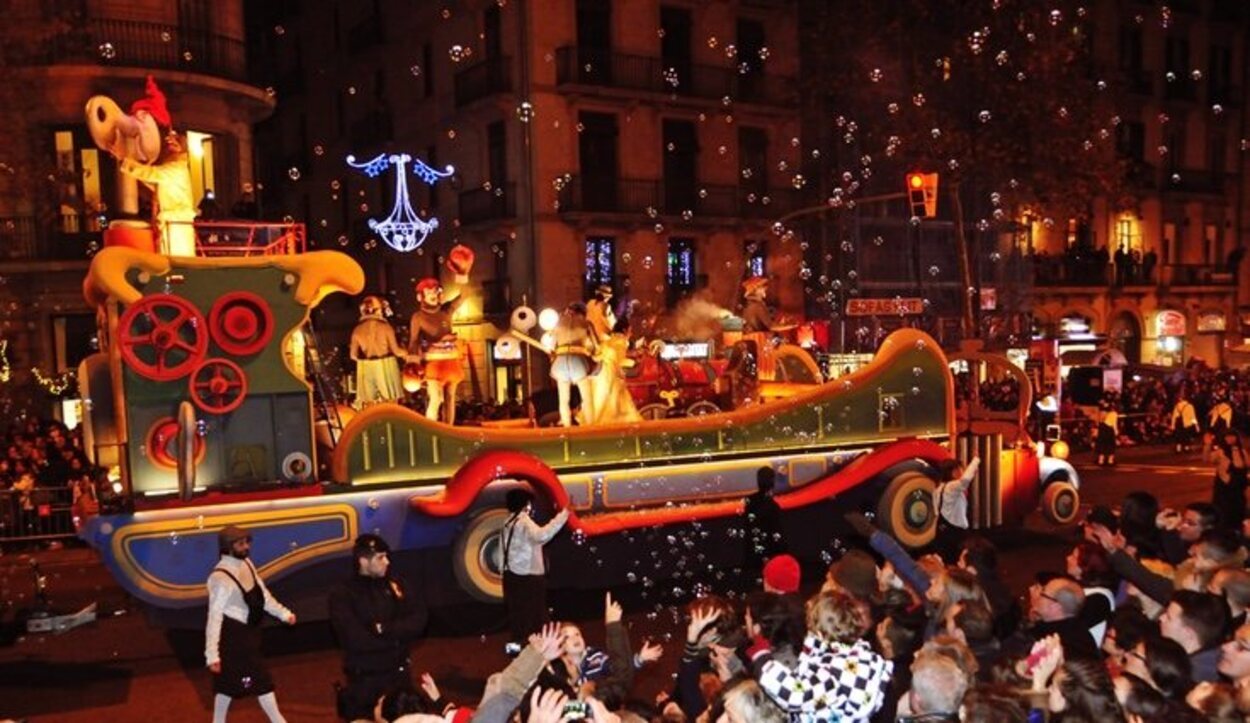 Las fiestas navideñas se cierran en Barcelona con la Cabalgada de los Reyes Magos de Oriente