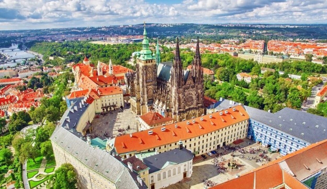 Los edificios del Castillo de Praga son el mayor ejemplo de lo que este monumento significa para la República Checa