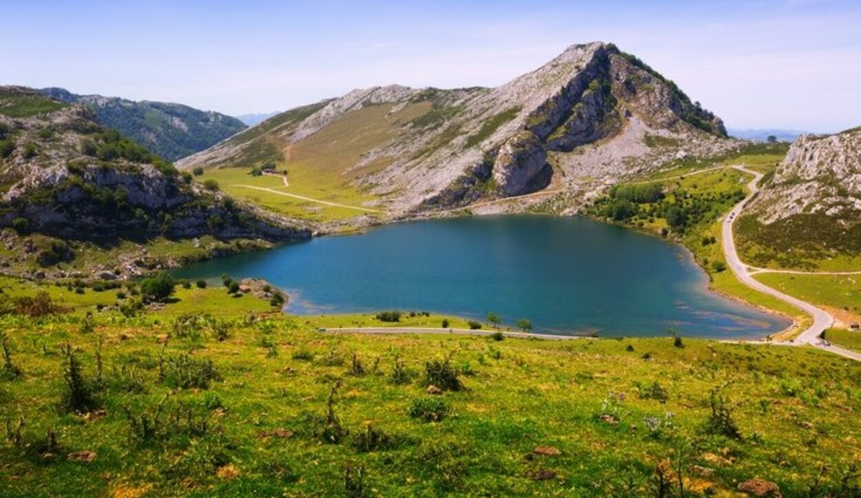 Uno de los lagos de Covadonga