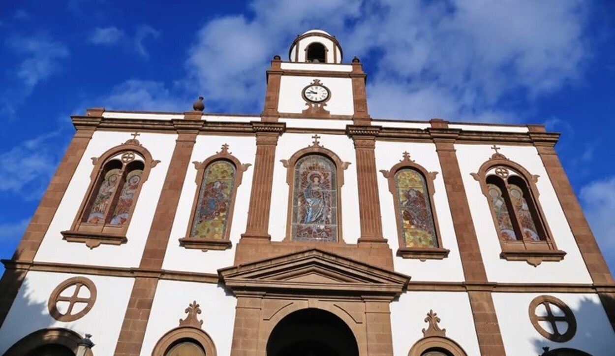 La Iglesia de la Concepción se encuentra en el centro histórico de Agaete