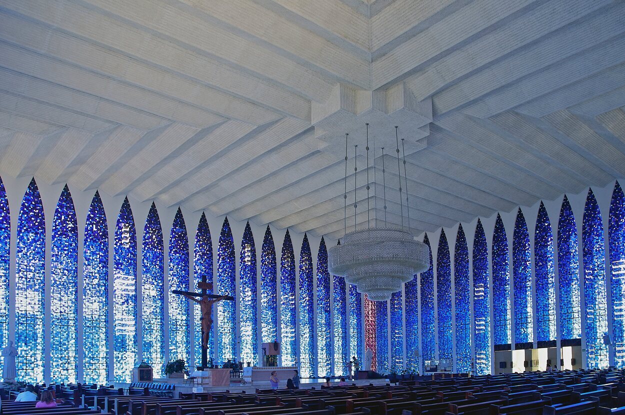 Es una de las Iglesias más conocidas de Brasilia