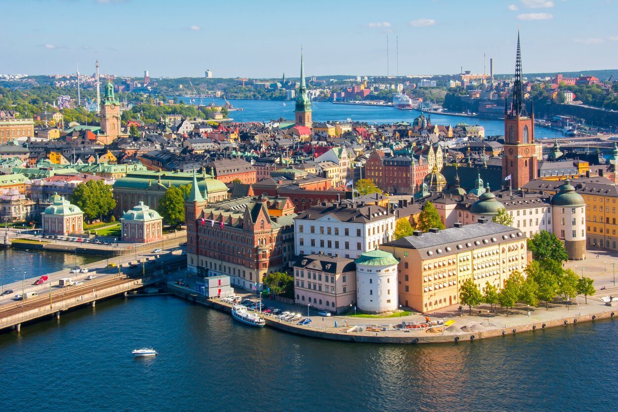 Vista panorámica de Estocolmo
