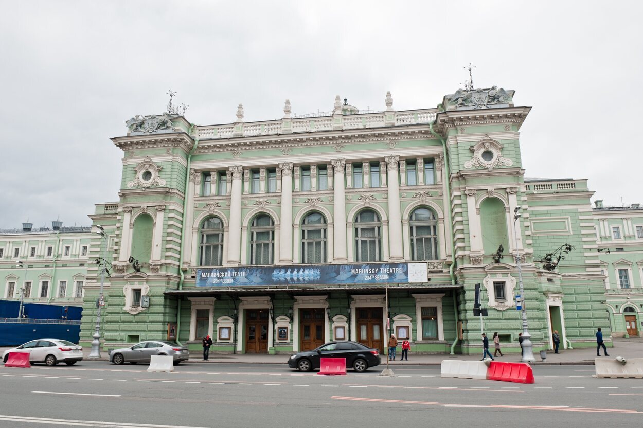 Fachada del teatro Mariinski