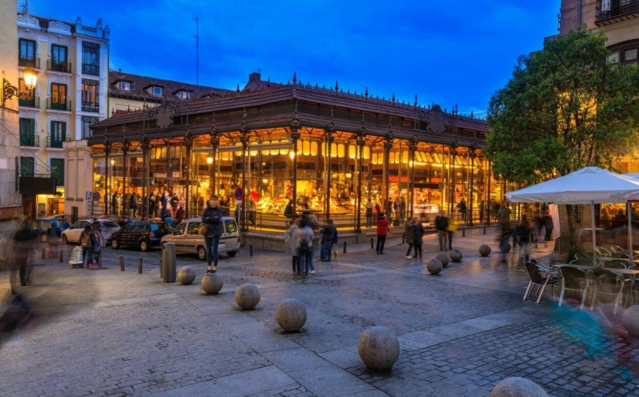 El Mercado de San Miguel es uno de los puntos clave en la ruta de los mercados