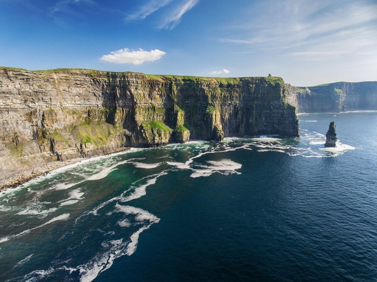 Estos acantilados son una de las principales atracciones turísticas en Irlanda 