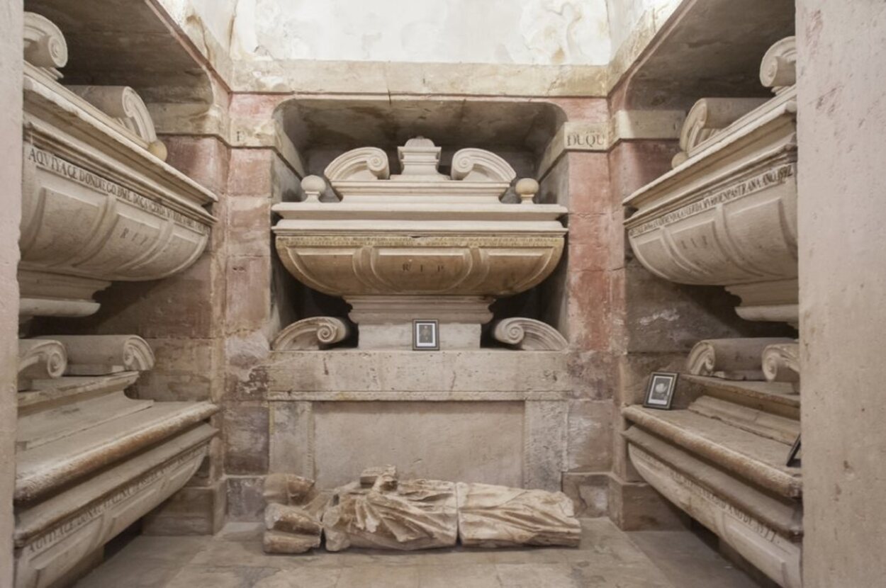 Cripta donde está la tumba de la Princesa de Éboli
