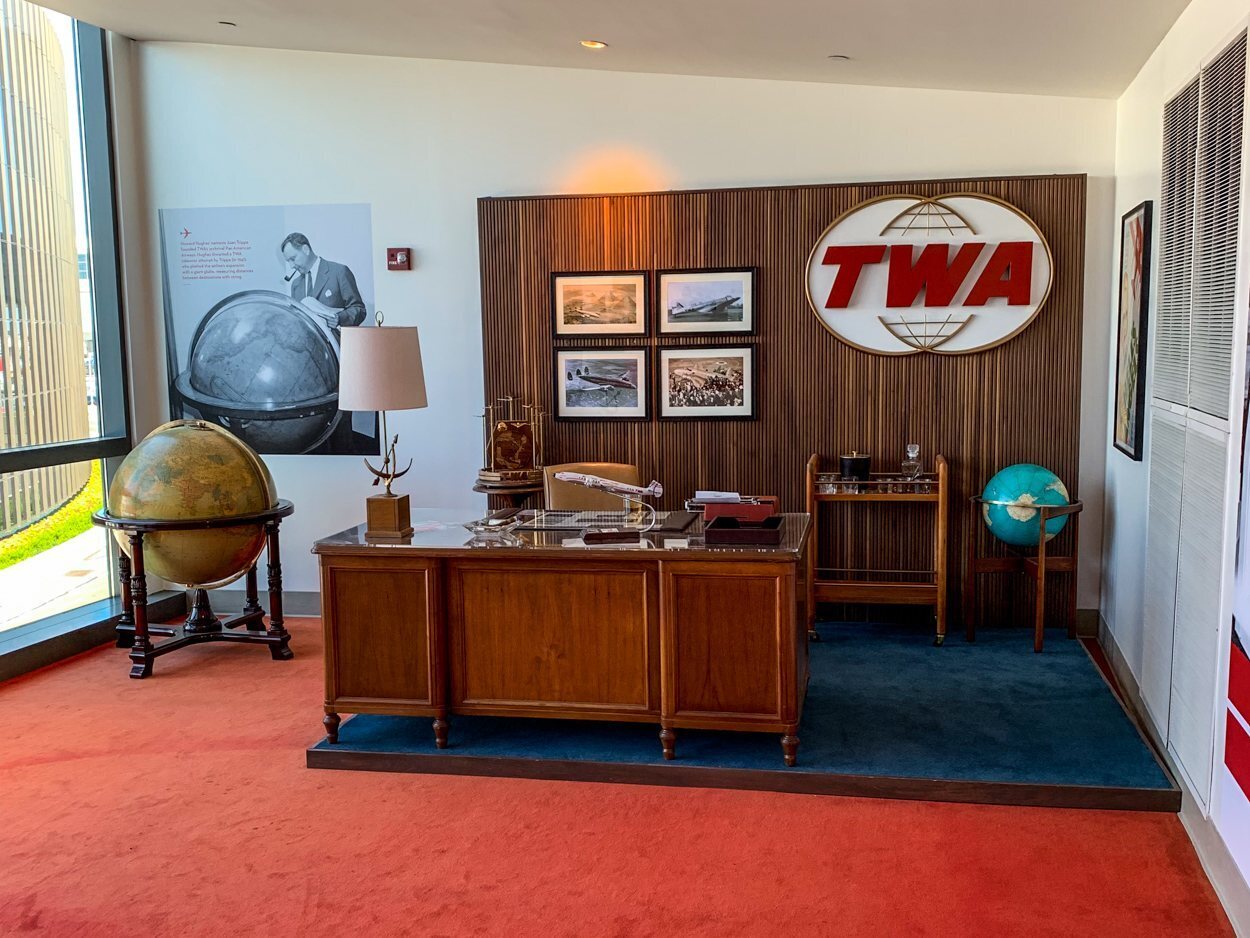 Memorabilia de TWA por casi todas partes