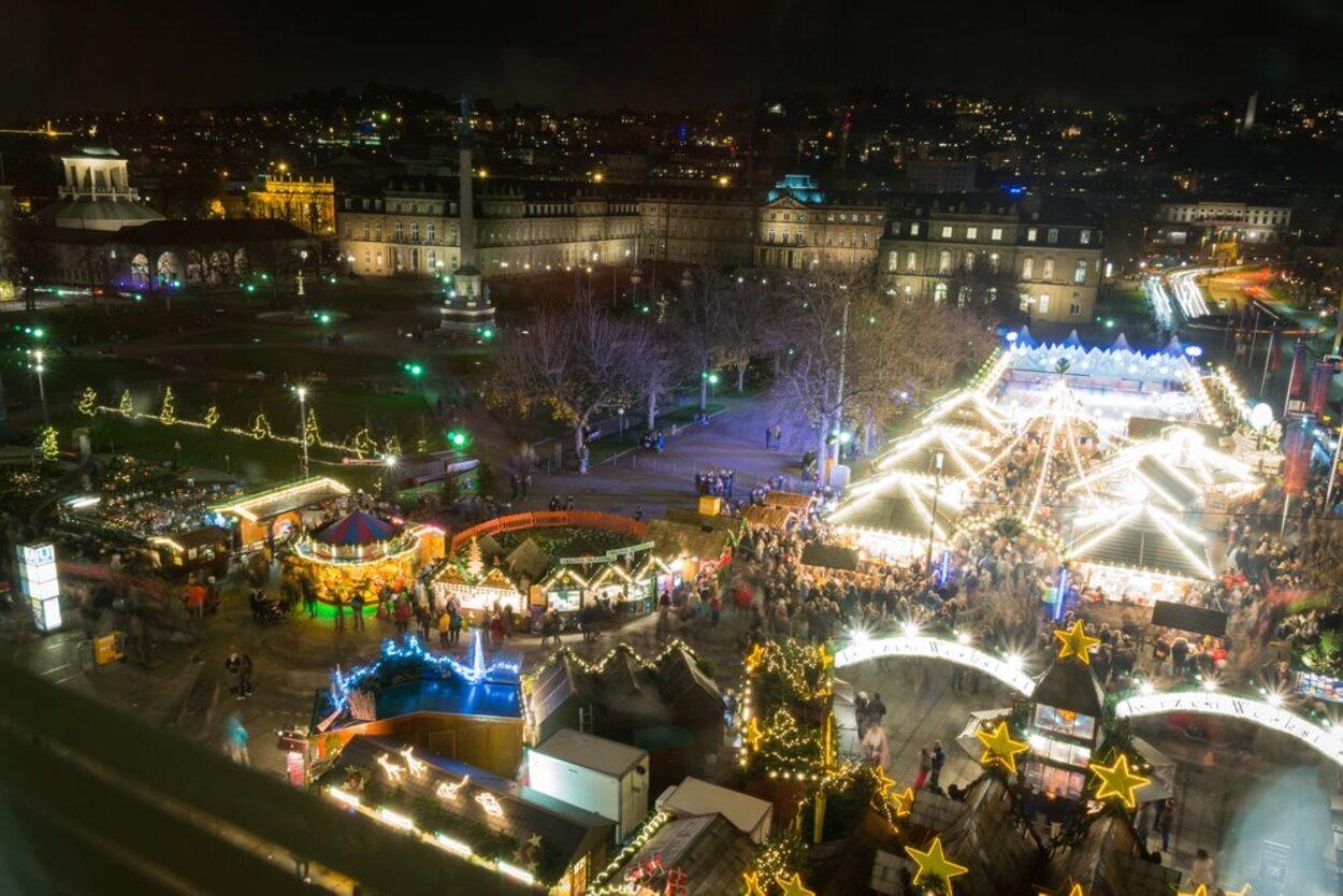 En la ciudad de Stuttgart se puede encontrar un mercado navideño de más de 300 años