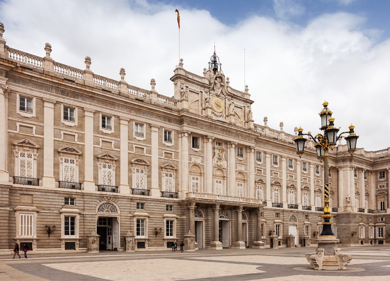 Fachada principal del Palacio Real de Madrid