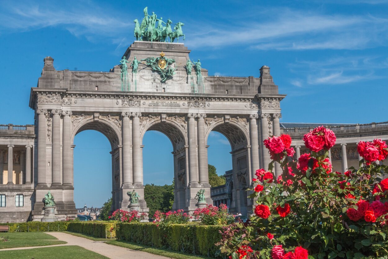 Arco del Triunfo del Parque del Cincuentenario en Bruselas