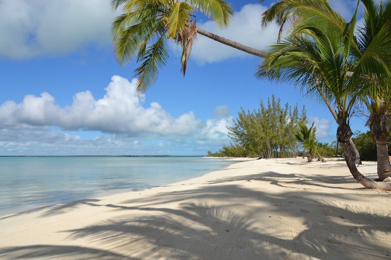 En las Bahamas las playas son de arena suave y agua transparente