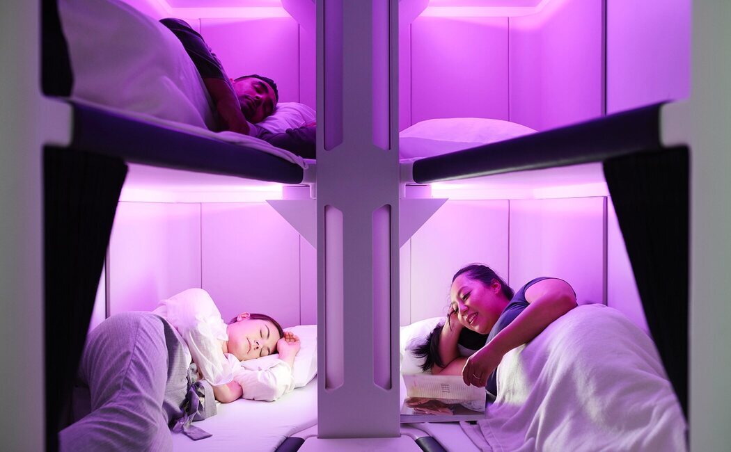 Air New Zealand instalará camas litera en sus aviones para que puedas echarte una siesta en tu próximo vuelo