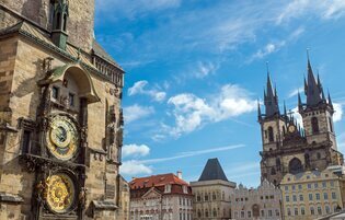 La Iglesia de Týn y el Reloj Astronómico de Praga
