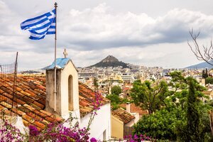Barrio de Anafiotika en Atenas