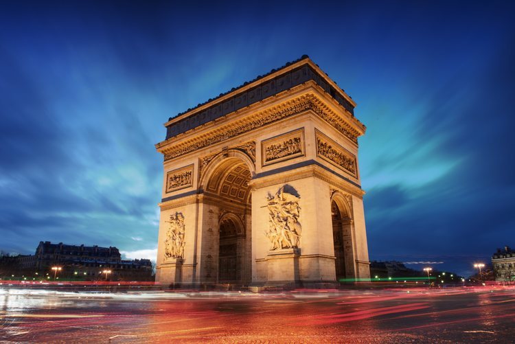 El Arco del Triunfo de París