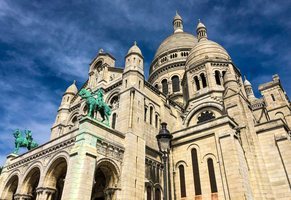 La basílica del Sacré-Coeur de Montmartre en París
