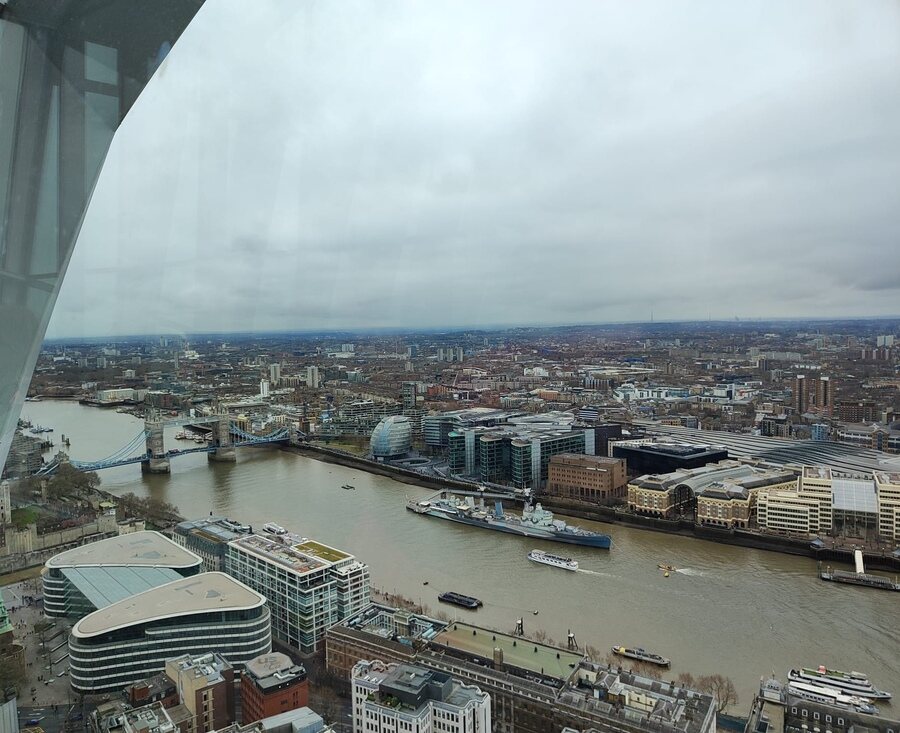 Vistas desde el Skygarden en Londres